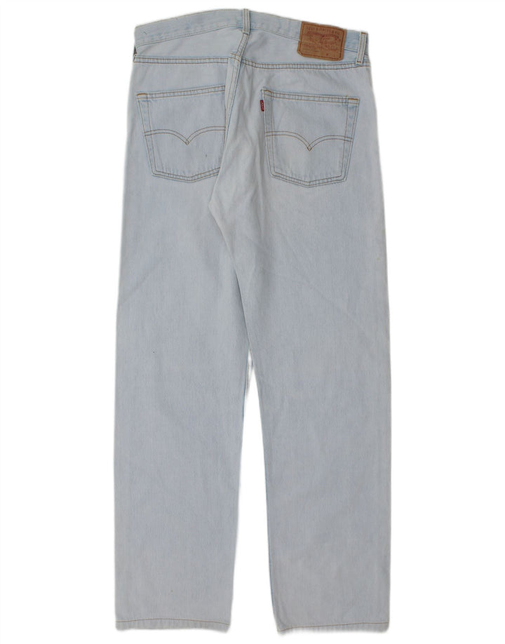 Levi's Hombre 501 Vaqueros Rectos W33 L30 Algodón Azul