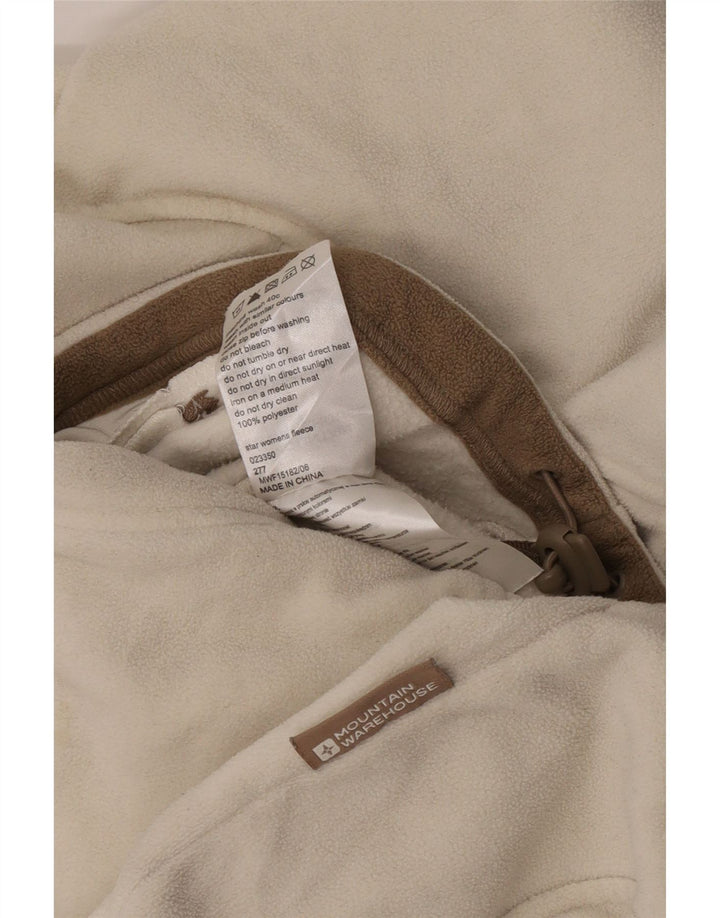 Chaqueta polar para mujer Mountain Warehouse UK 44 Mediana Blanco Roto Poliéster