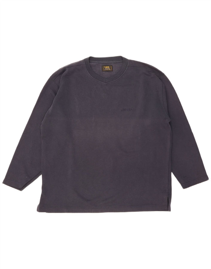 Lee Mens Sudadera Jumper 2XL Azul Marino