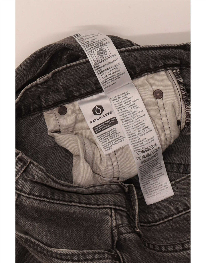 Levi's Mens 511 Slim Jeans W30 L32 Gris Algodón