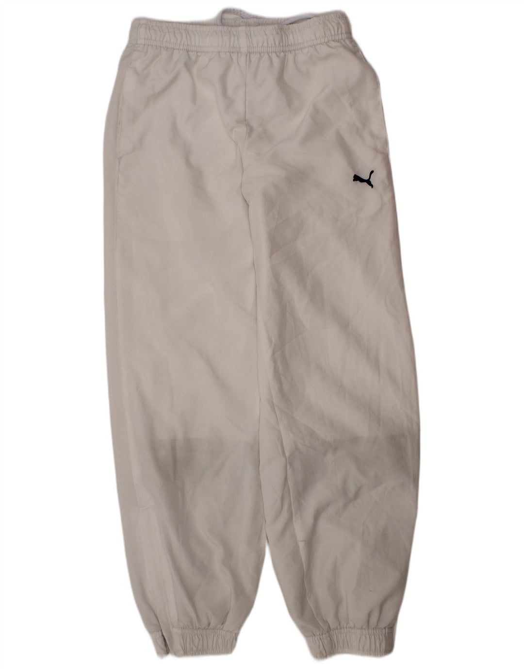 PUMA Pantalón de chándal para niño Joggers 9-10 años Blanco Poliéster