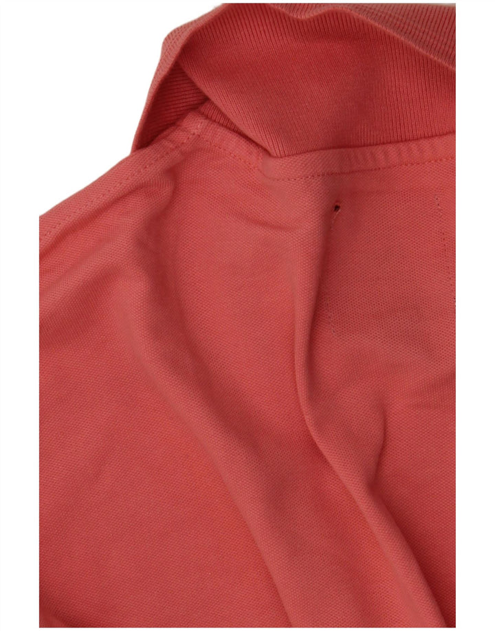 G-STAR Polo para hombre de algodón rosa grande