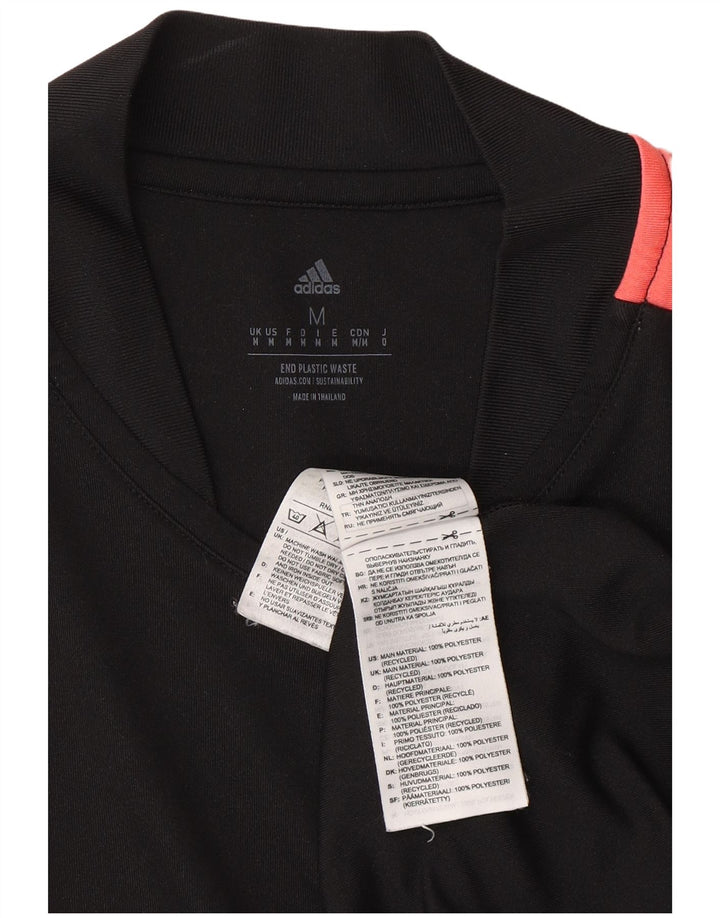 Adidas Camiseta Regular De Manga Corta Para Hombre Top Medium Black Colourblock
