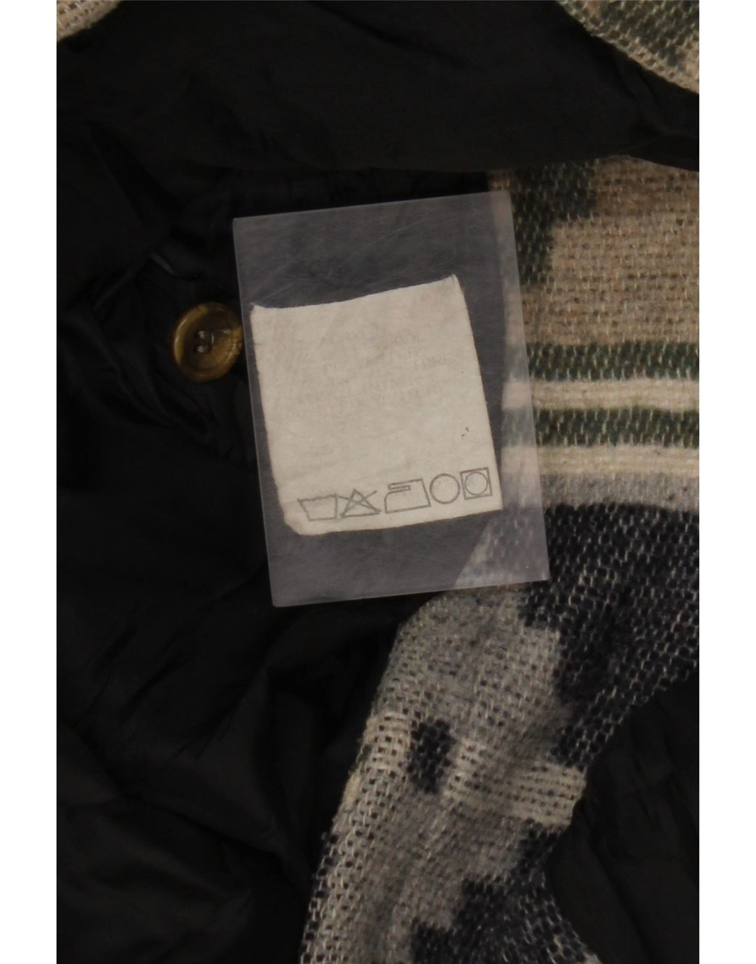 VINTAGE Chaqueta Blazer de 4 botones para hombre Reino Unido 38 Medium Beige Fair Isle