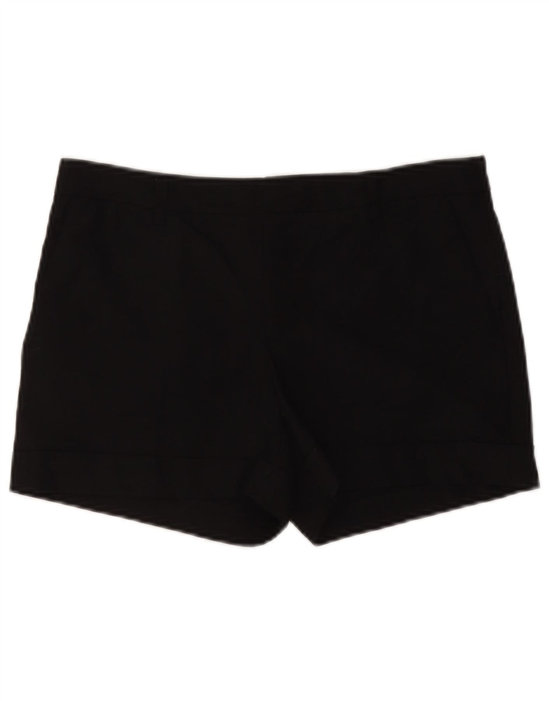 ZARA Mujer Shorts Chinos Mediano W28 Poliéster Negro