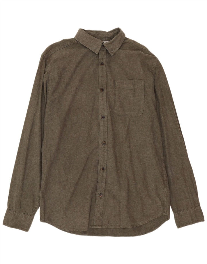Camisa Jack & Jones Hombre Medium Khaki Algodón