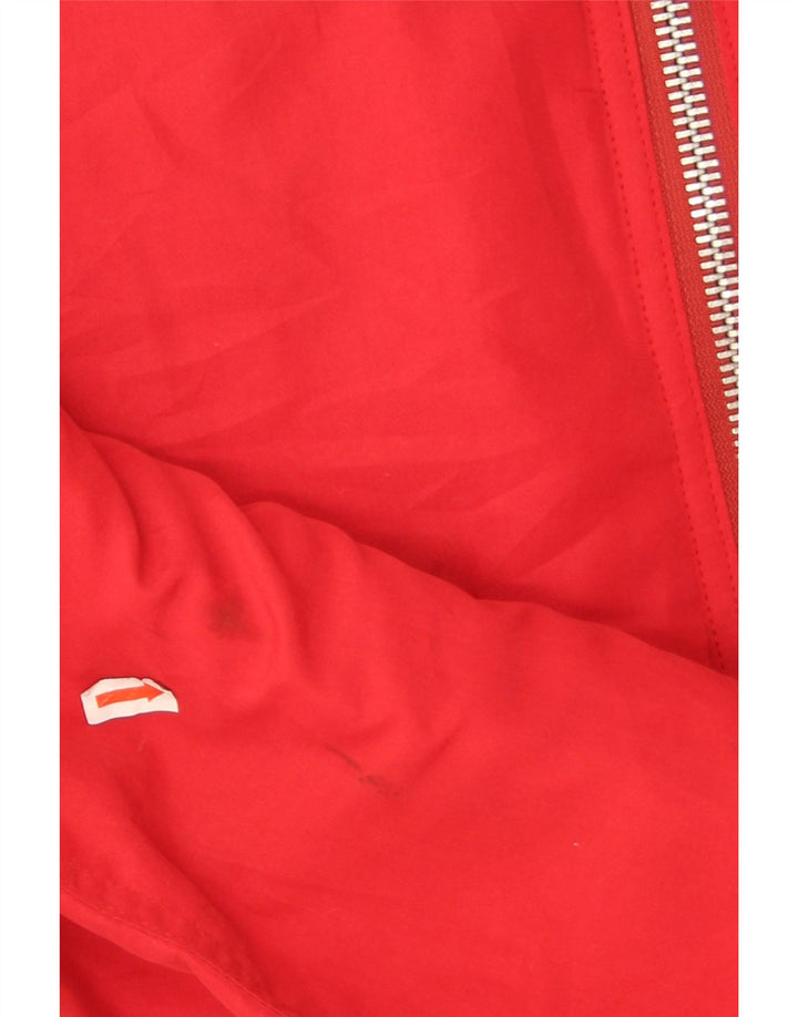 Polbot Chaqueta acolchada holgada para hombre UK 38 Mediano Rojo Poliéster
