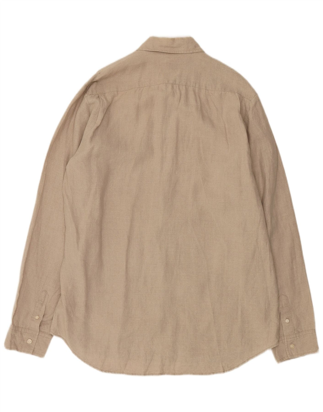 Camisa Calvin Klein Jeans Hombre 2XL Lino Beige