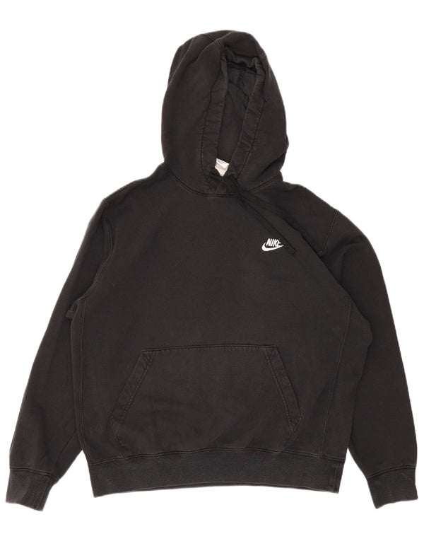 Nike - Sudadera con capucha para mujer, talla 40, talla mediana, color negro
