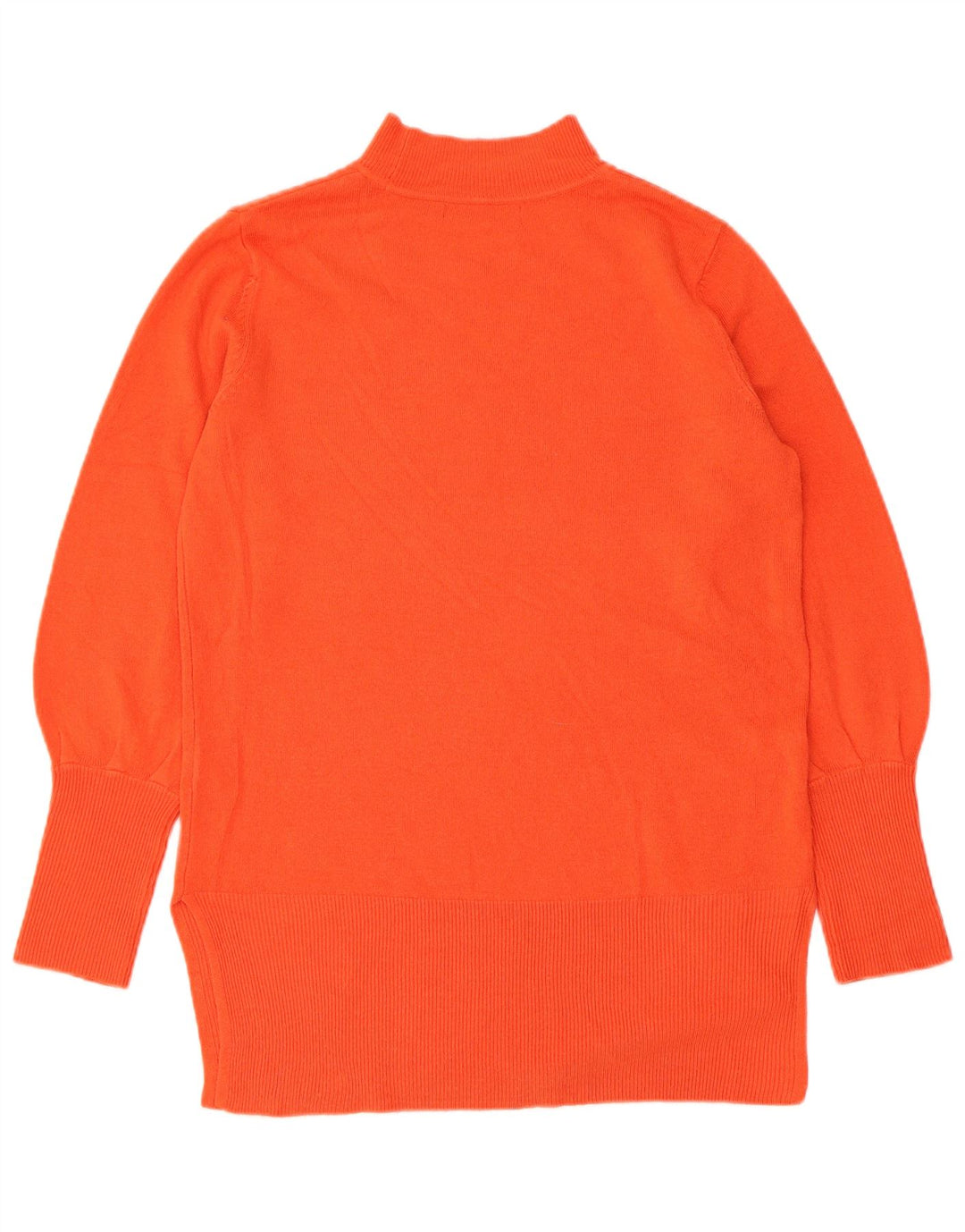 Marks & Spencer Jersey con cuello alto para mujer, talla 40, color naranja mediano