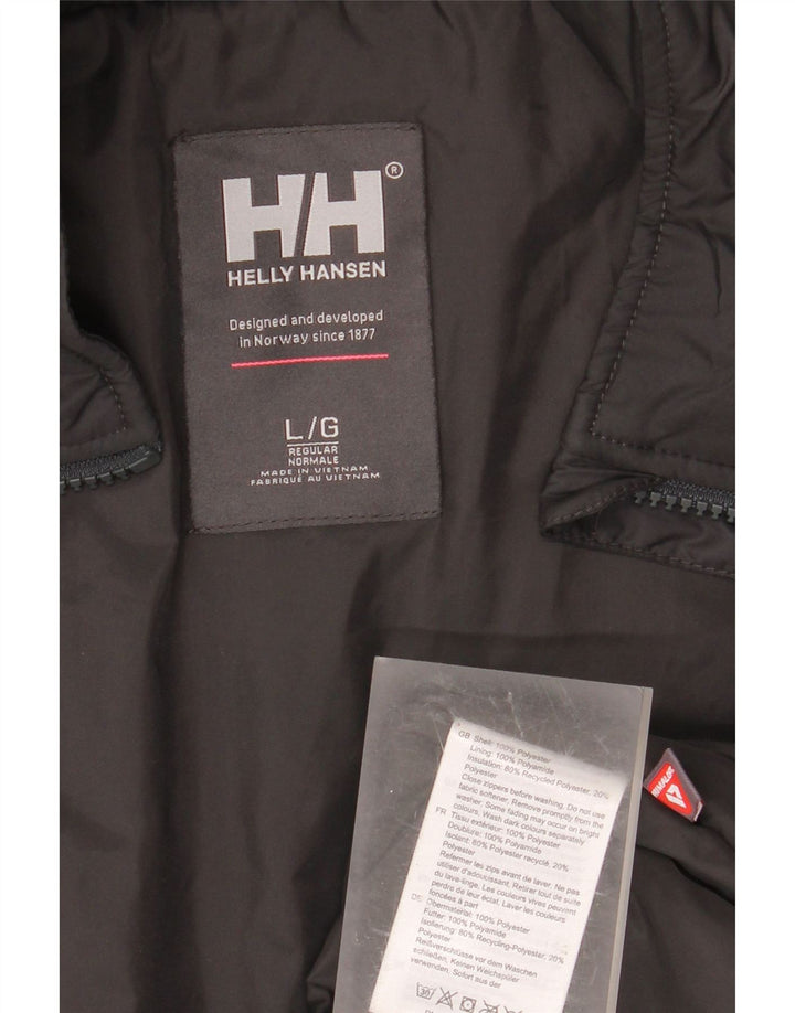 HELLY HANSEN Chaqueta cortavientos de ajuste regular para hombre UK 40 Large Black