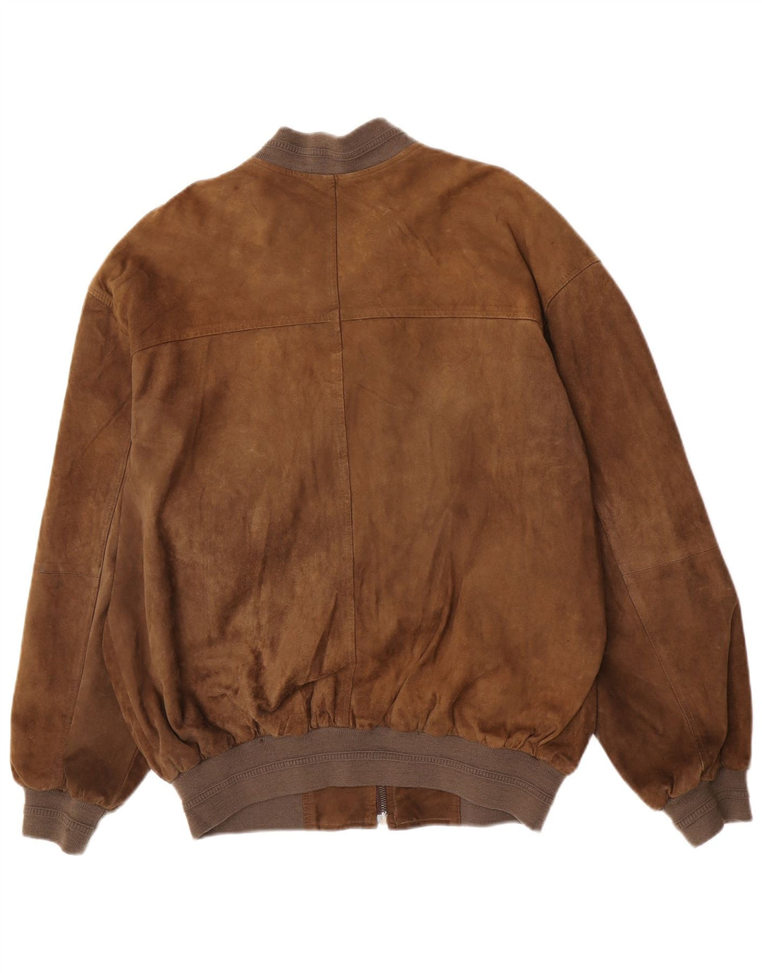 Montes Chaqueta bomber de ante para hombre EU 52 XL Cuero marrón
