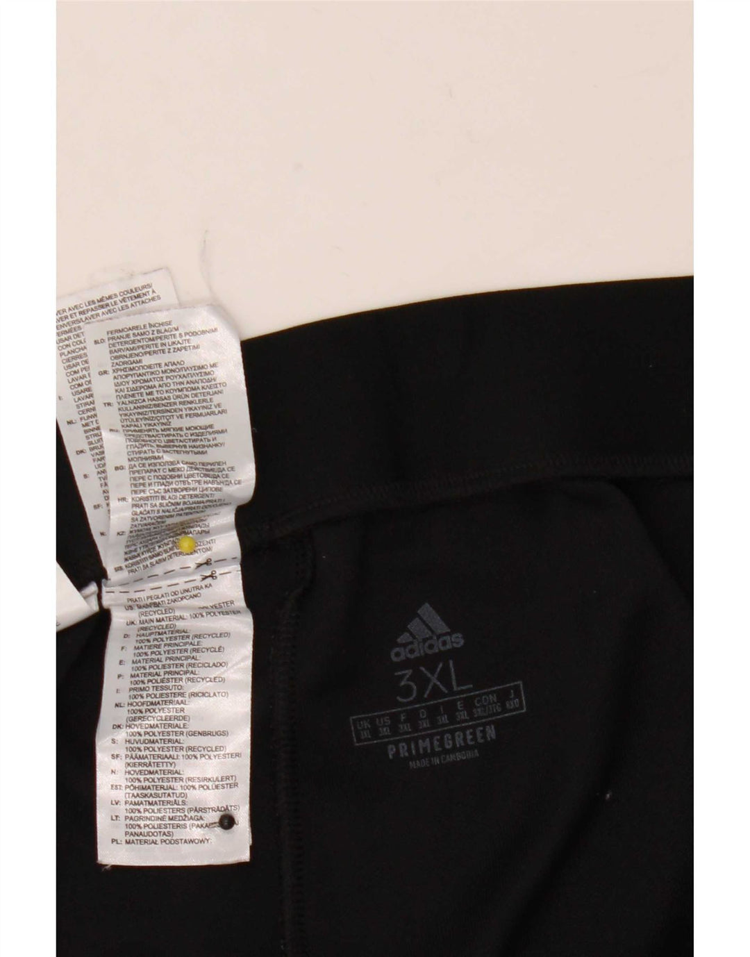 Adidas Hombre Aeroready Pantalones De Chándal 3XL Negro Poliéster