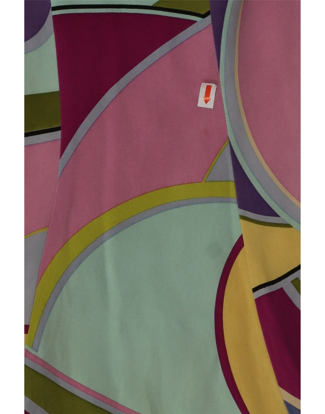 KAREN MILLEN Falda acampanada para mujer UK 10 Small W30 Multicolor Geométrico