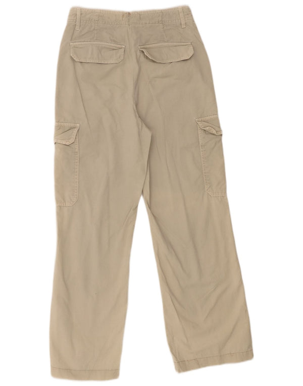 Zara Mujer Pantalones Cargo De Corte Suelto EU 36 XS W26 L28 Beige