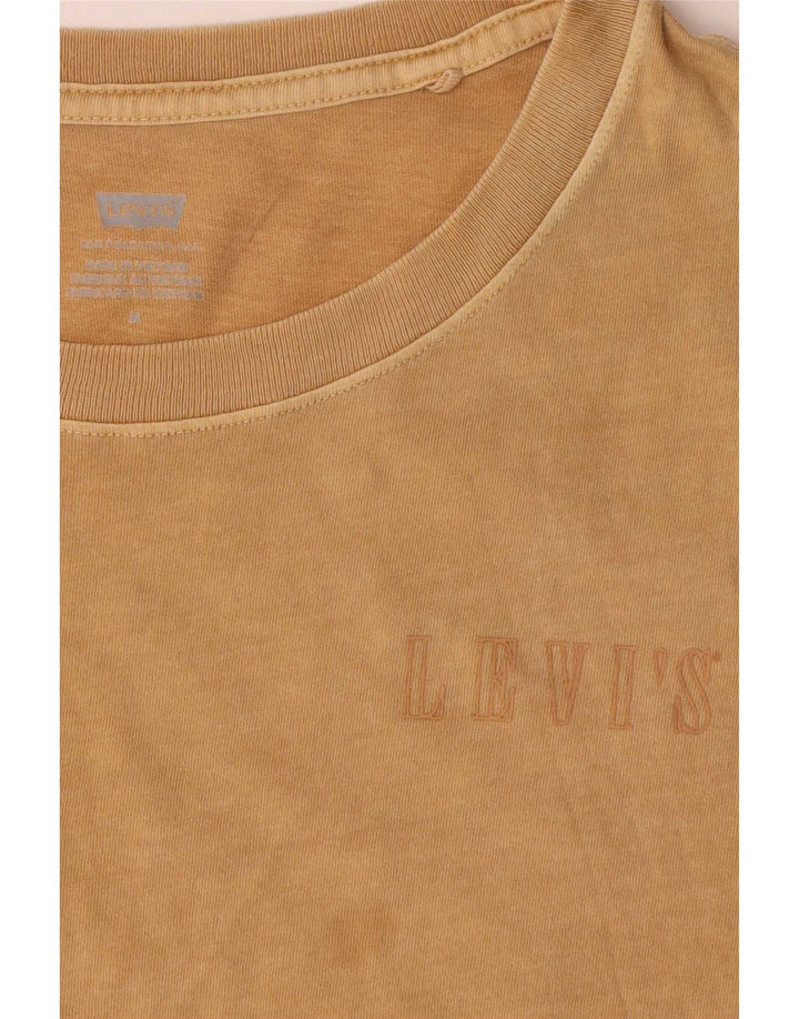 Levi's Camiseta para mujer Top UK 44 Algodón beige medio