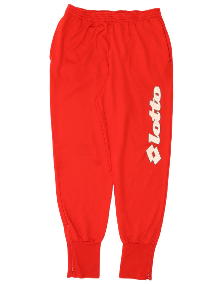 LOTTO Pantalones de chándal gráficos para mujer Joggers UK 46 Large Poliéster rojo