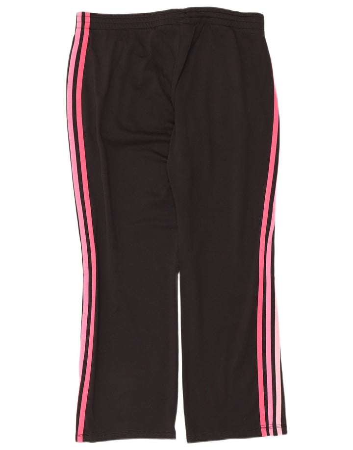 Adidas Pantalones de Chándal para Mujer UK 12/14 Mediano Negro Poliéster
