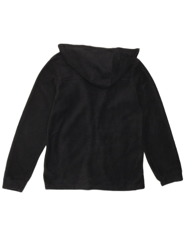 Columbia Chaqueta polar con capucha para niña 14-15 años Grande Poliéster negro