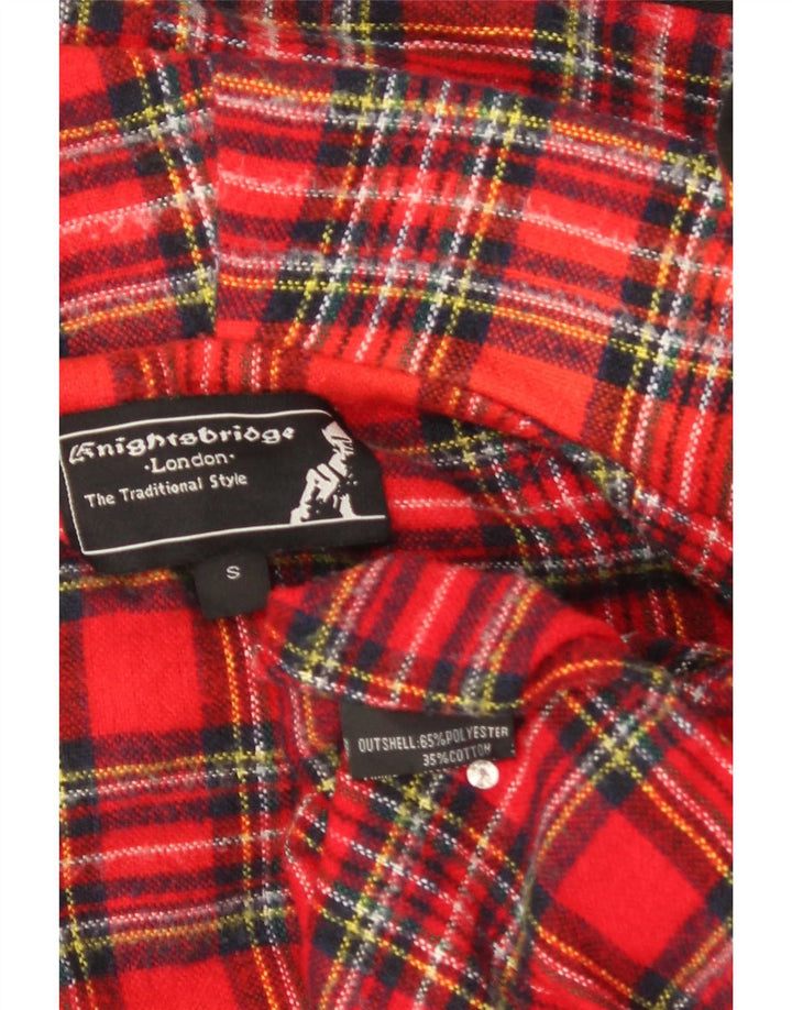 Vintage hombres con capucha chaqueta bomber Reino Unido 36 pequeño poliéster negro