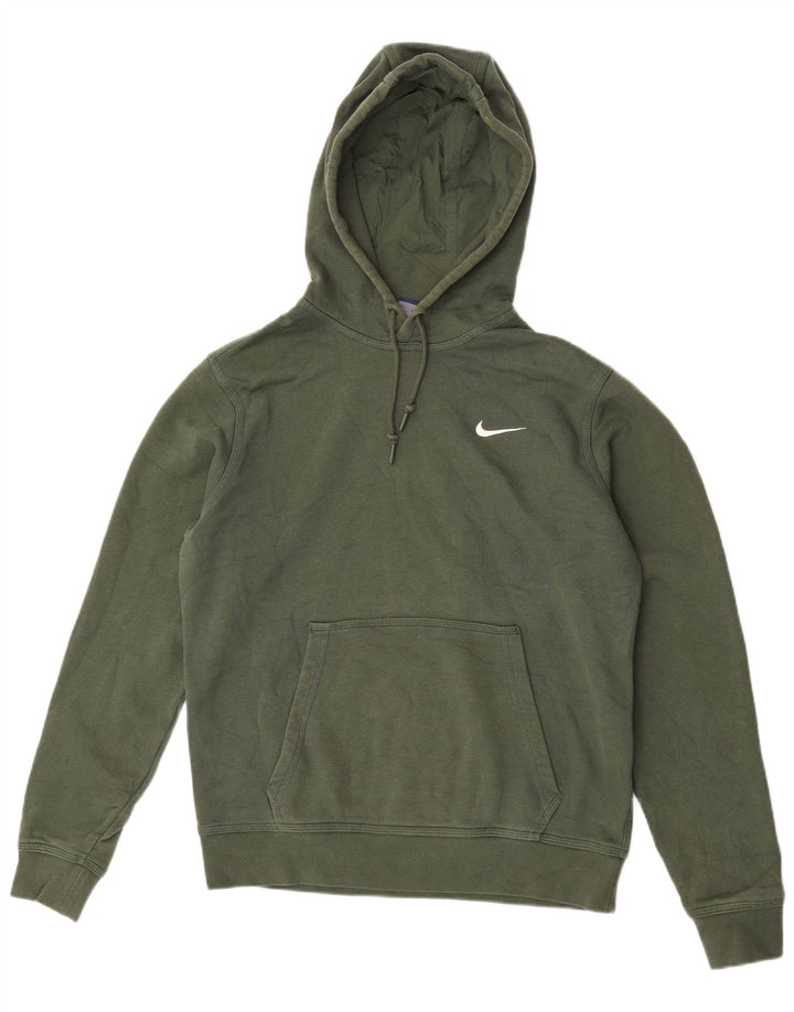 Sudadera con capucha Nike para hombre - Jersey de algodón verde medio