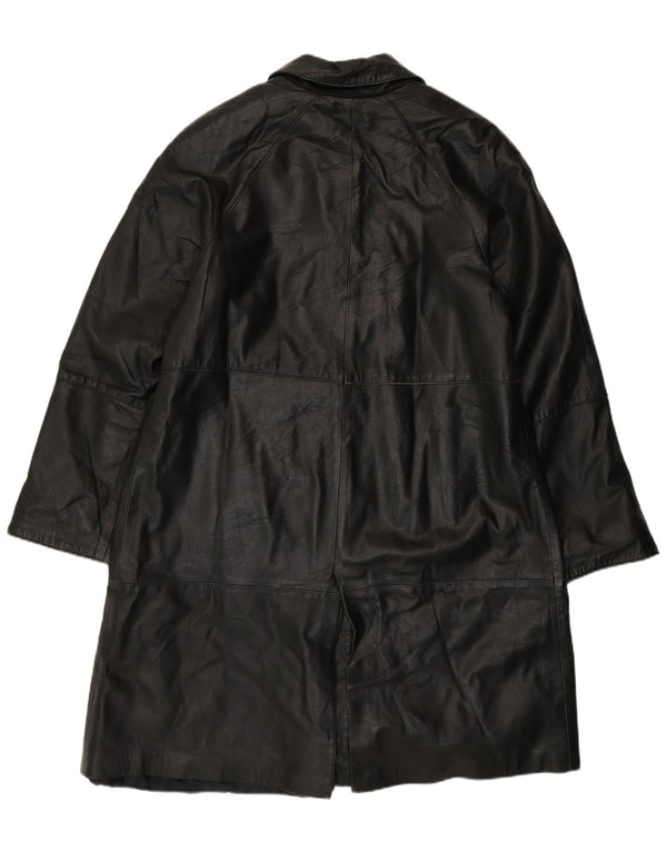 Olivieri Abrigo de piel Venezia para mujer IT 48 XL Cuero negro