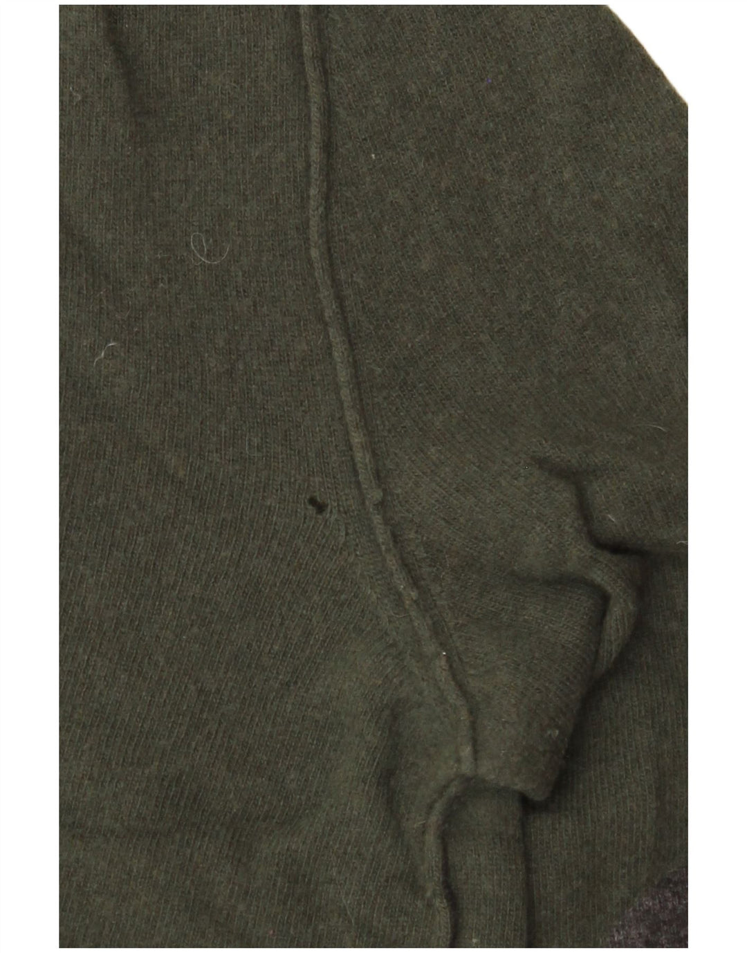 WOOLRICH Suéter tipo jersey con cuello redondo para mujer UK 40 Lana caqui mediana