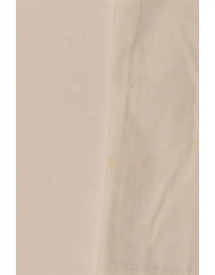 Pantalones cortos Dickies de cintura alta para mujer W28 L25 Poliéster blanco