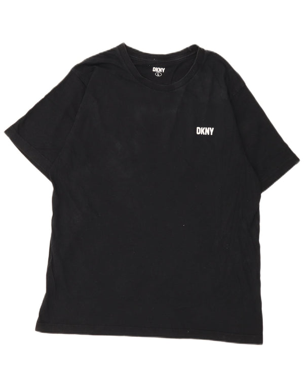 Dkny - Camiseta para hombre, talla grande, color negro