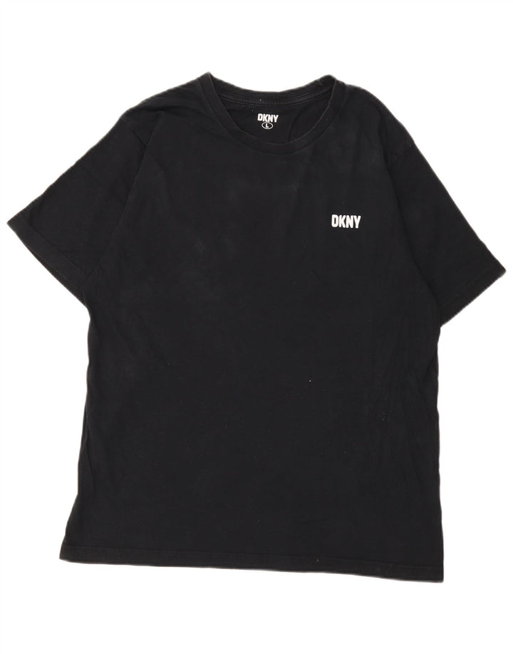 Dkny - Camiseta para hombre, talla grande, color negro
