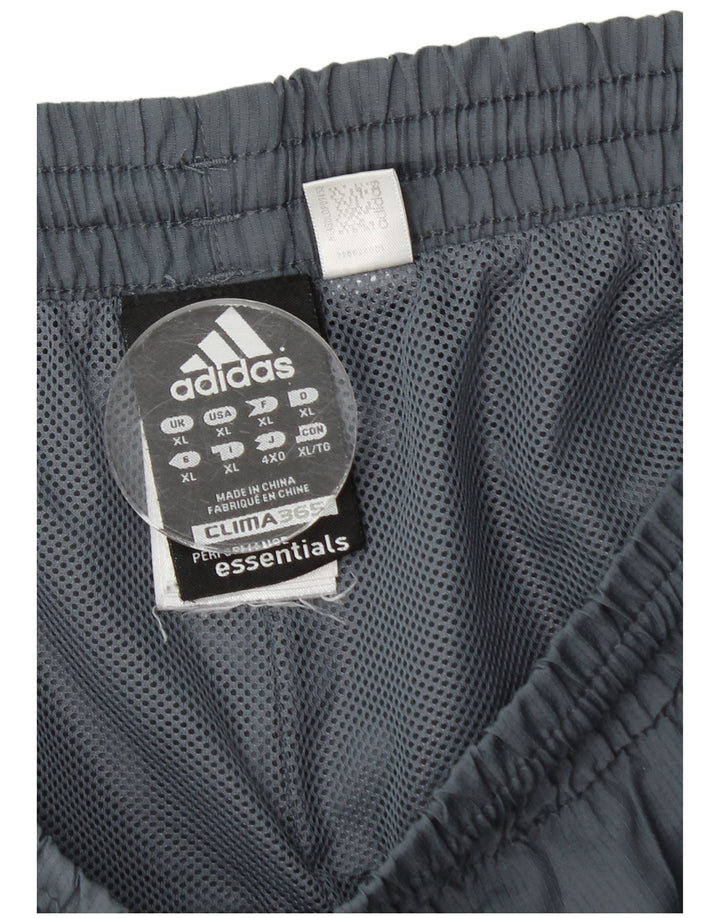 Adidas Hombre Capri Chándal Pantalones XL Gris Poliéster