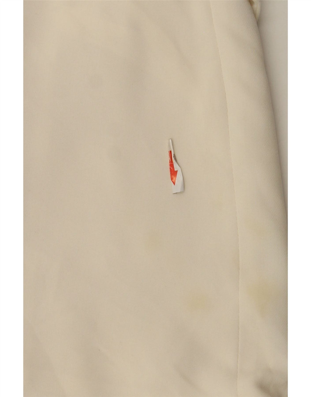 Zara Chaqueta Americana Abierta para Mujer UK 10 Small Off White Poliéster