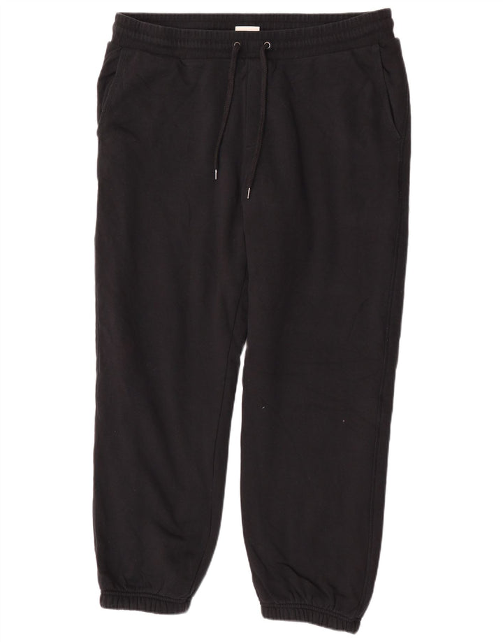 Marks & Spencer - Pantalones de chándal para hombre, talla grande, color negro, algodón
