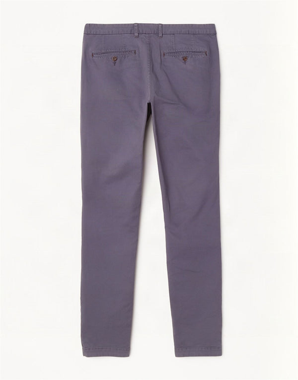 Pantalones de traje rectos para hombre de Ted Baker W36 L31 Algodón azul marino