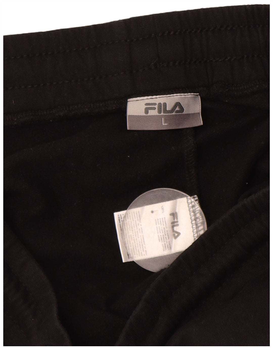 FILA Pantalones de chándal para mujer Joggers UK 44 Large Black Cotton