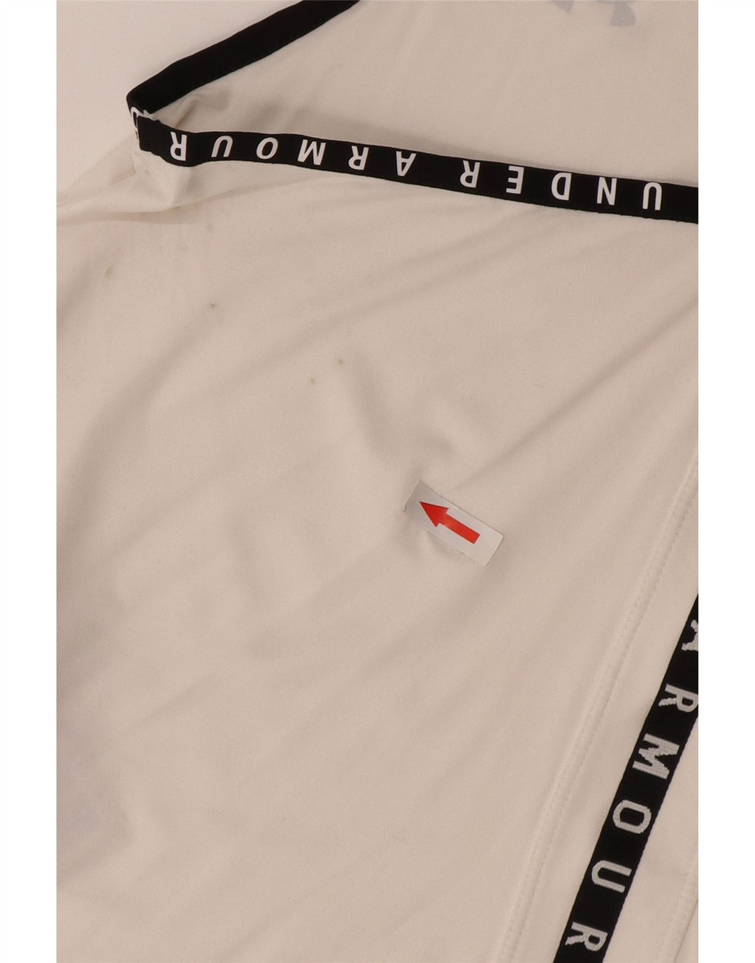 Under Armour Camiseta sin mangas con gráfico Heat Gear para mujer, Reino Unido 12, poliéster blanco mediano