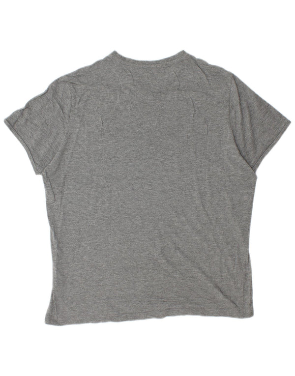 Lotto Mens Life's Graphic Camiseta Top Grande Gris Moteado