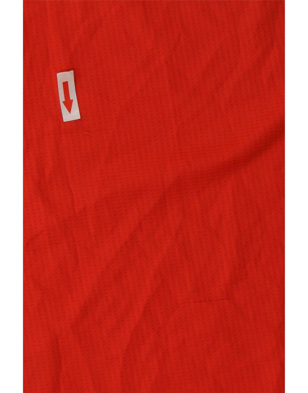 Adidas Hombre Climacool Camiseta Top Medio Rojo Colorblock Poliéster