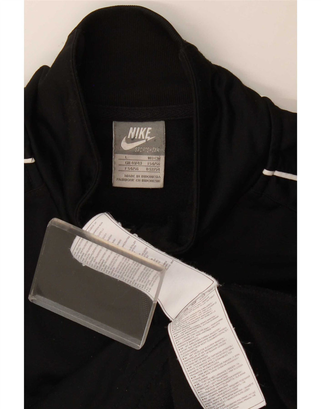 Nike - Chaqueta de chándal para hombre, talla 41/43, poliéster negro grande