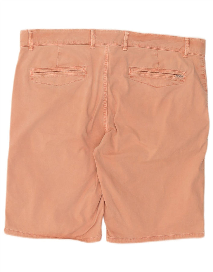 PEPE Jeans Pantalones cortos chinos para hombre W36 Large Pink