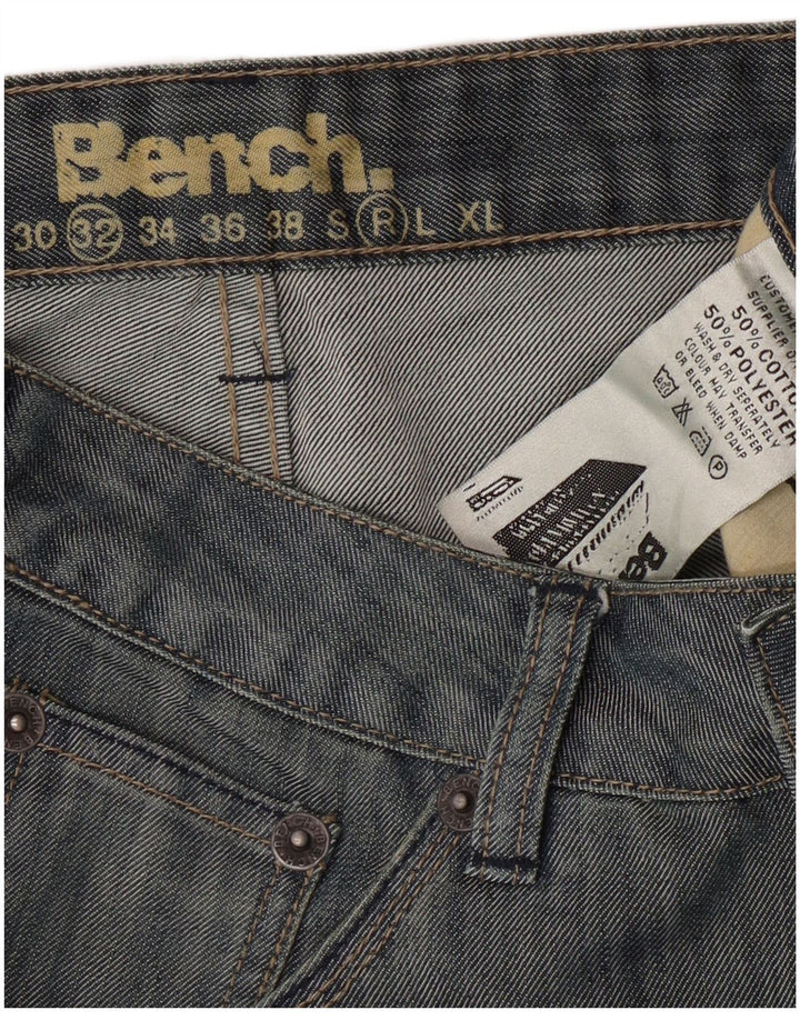 BENCH Vaqueros Bootcut de corte regular para hombre W32 L31 Algodón azul