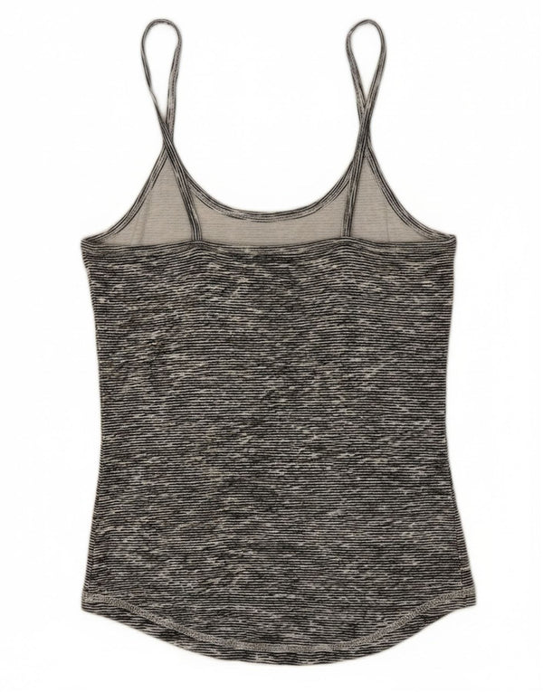 Champion Cami Top para mujer UK 12 Algodón moteado gris medio