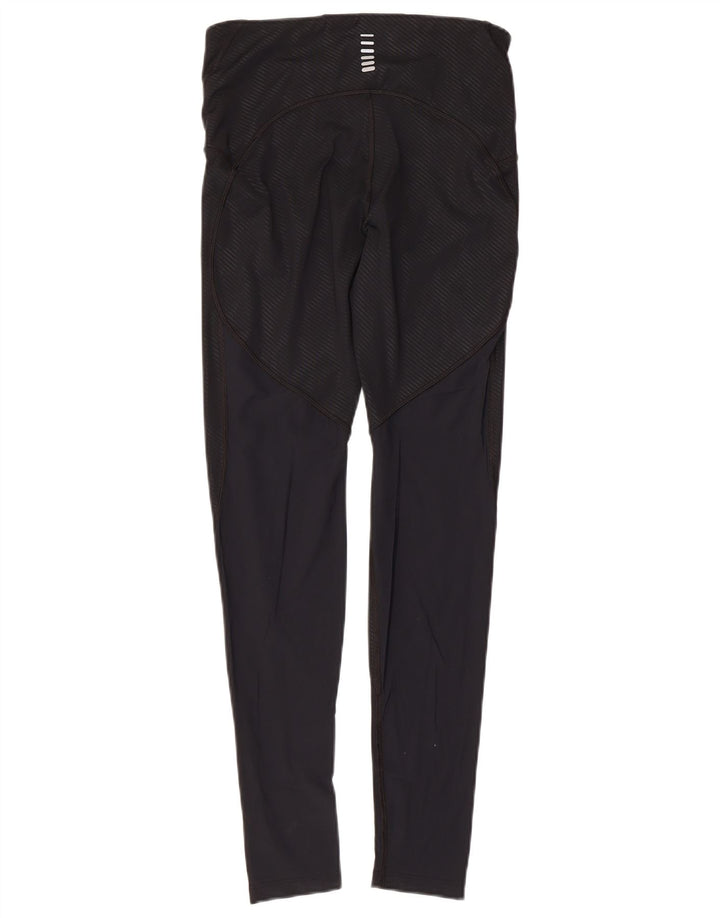 Under Armour Leggings para mujer UK 44 Mediano Nylon a rayas negras