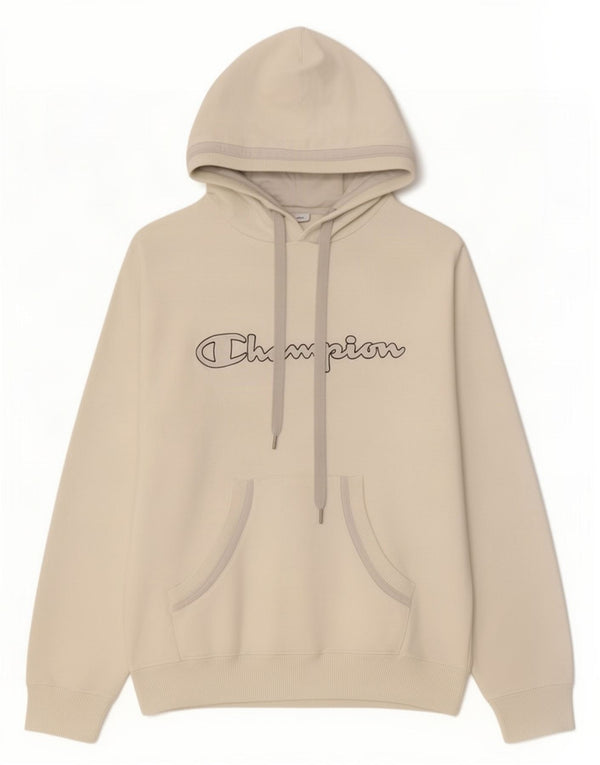 Champion Sudadera Con Capucha Gráfica De Algodón Blanco Medio Para Hombre