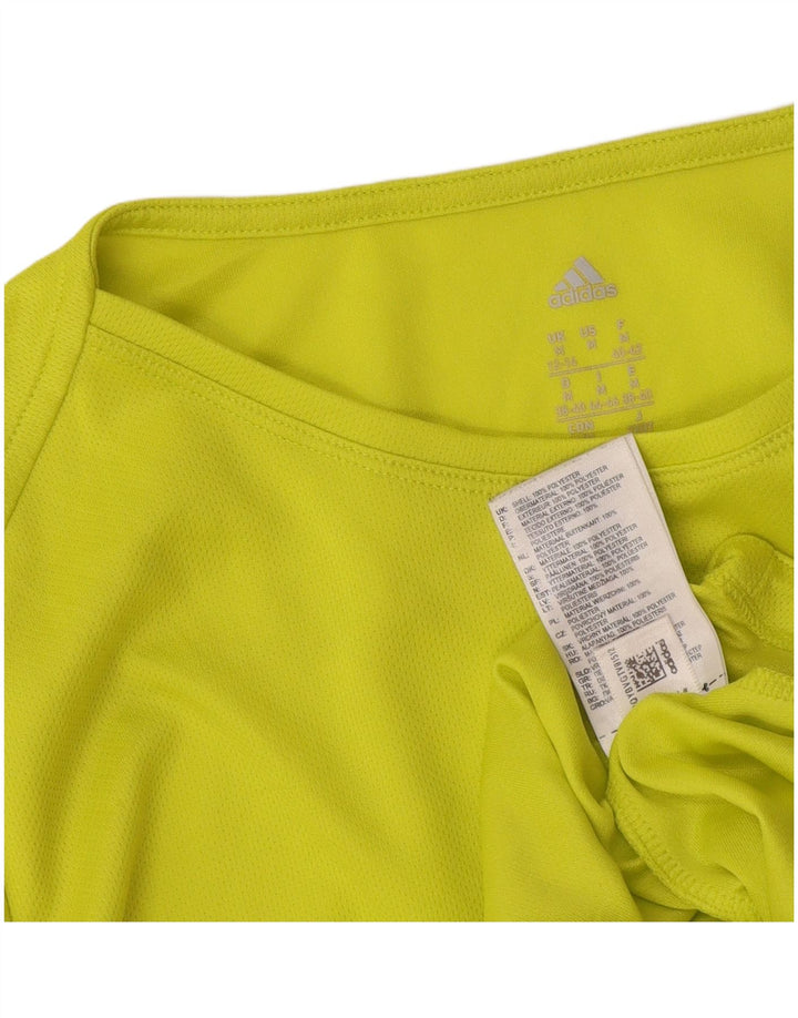 Adidas Camiseta Mujer Top UK 12/14 Verde Medio Poliéster