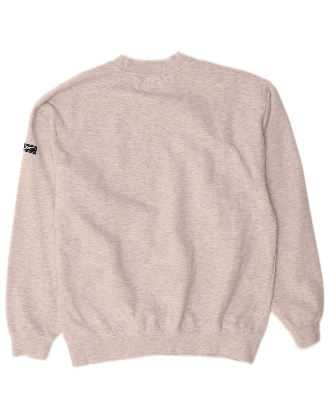 Reebok Hombre Sudadera Jumper Small Gris Moteado Poliéster