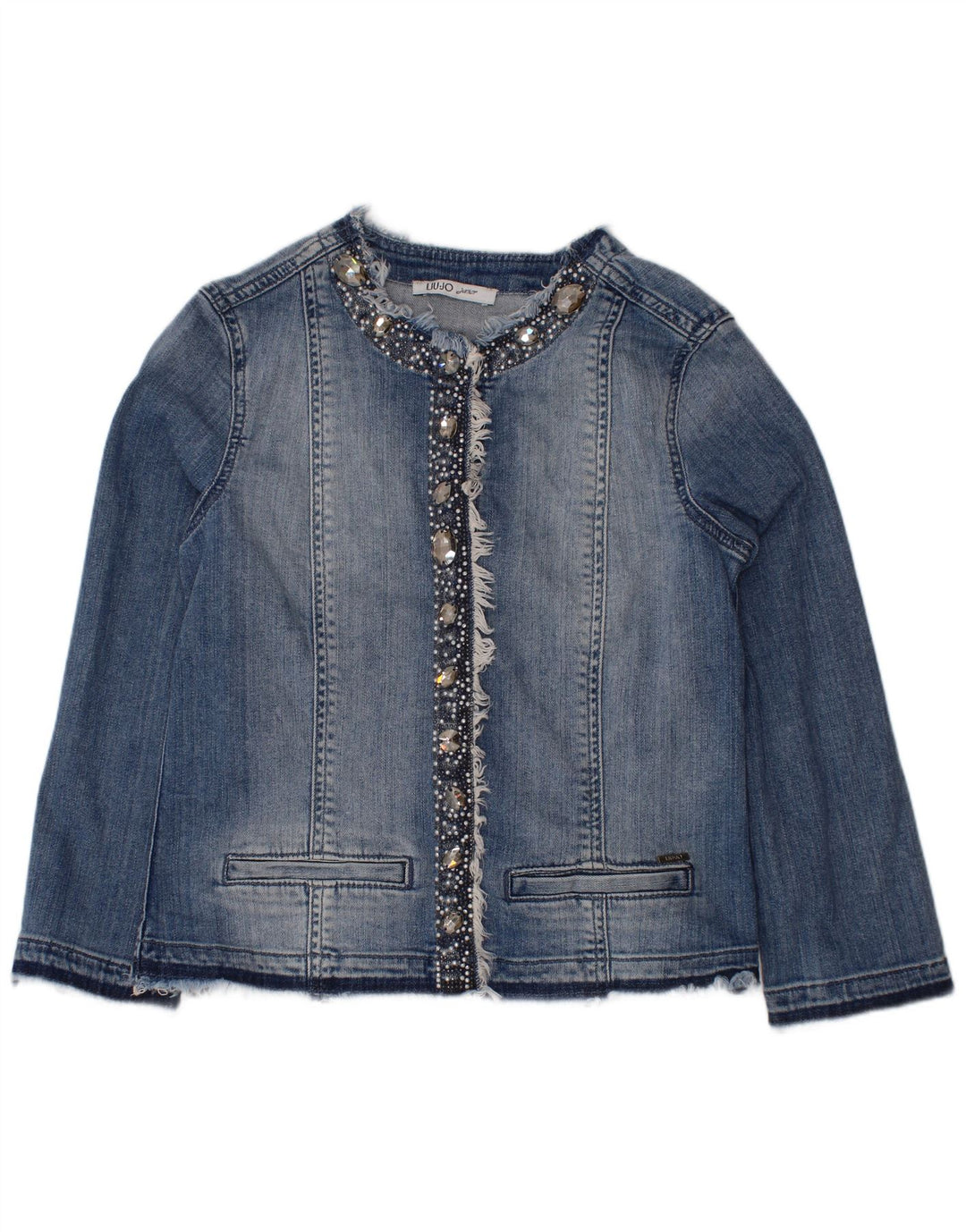 LIU JO Chaqueta Vaquera Niña 11-12 Años Azul Algodón