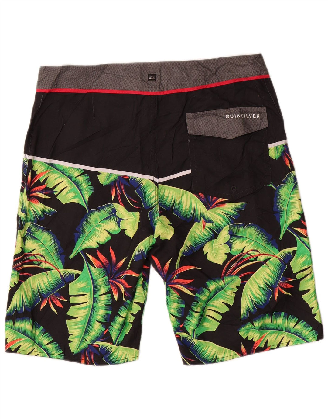 Bañador Quiksilver Hombre Bañador Mediano Negro Floral Poliéster
