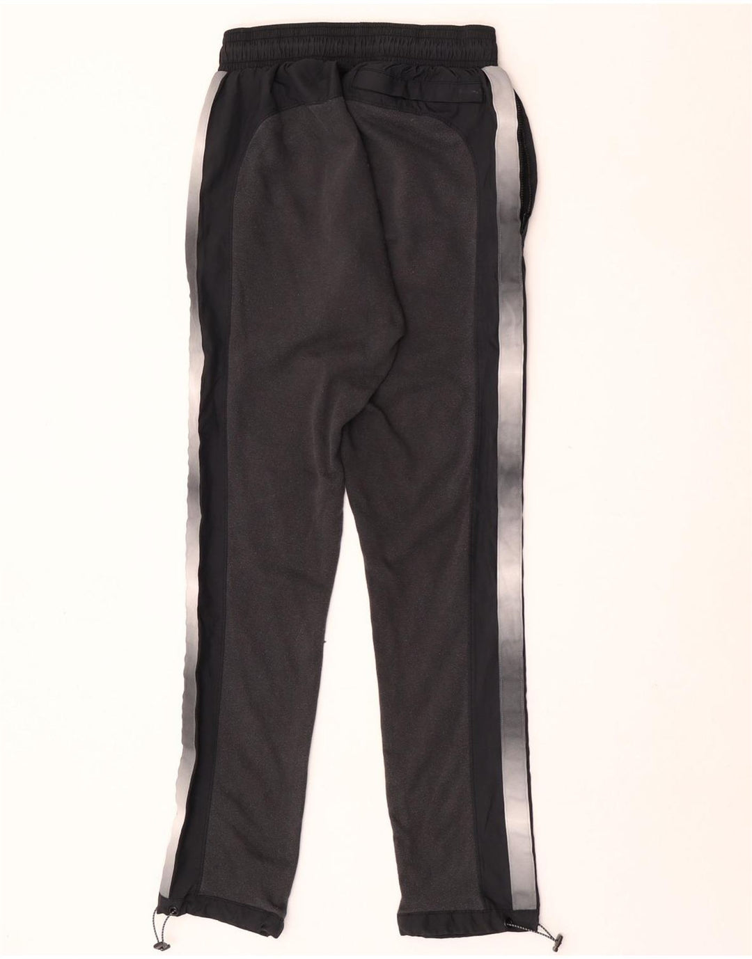 Under Armour Pantalones de chándal para hombre de algodón color block gris pequeño