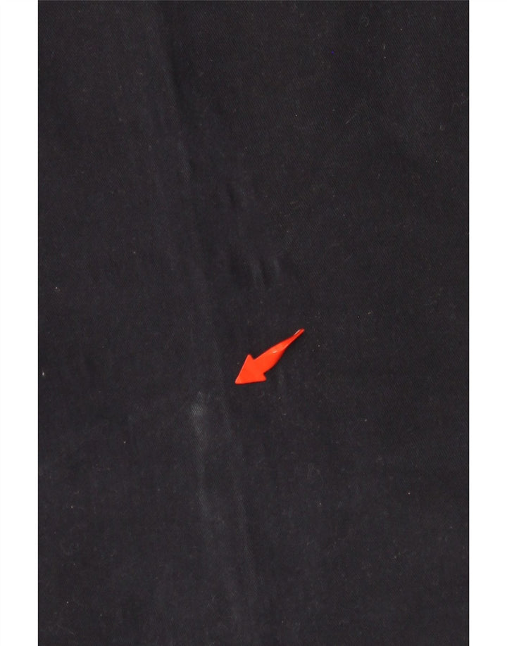 ARMANI Pantalón chino recto para hombre EU 52 XL W36 L36 Azul marino Algodón